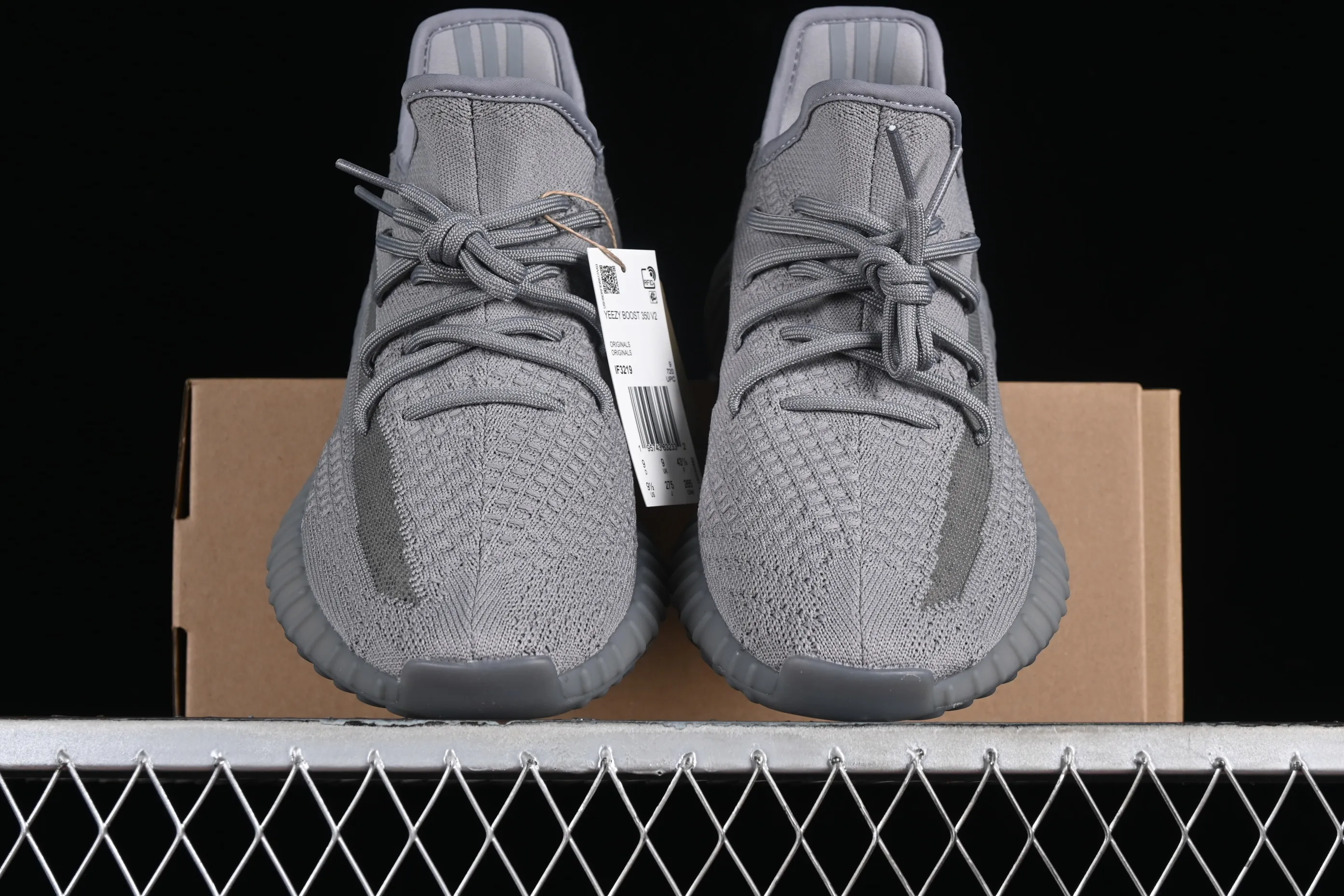 All Categories Ad Yeezy Coconut Series Ad Yeezy 350 Boost V2 "Space ash" IF3219 Adidas Coconut 350 Second Generation New Space Gray Color